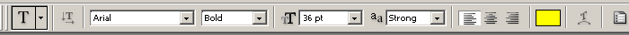 Horizontal Type Tool. ���������� �������������� ���������-��������.